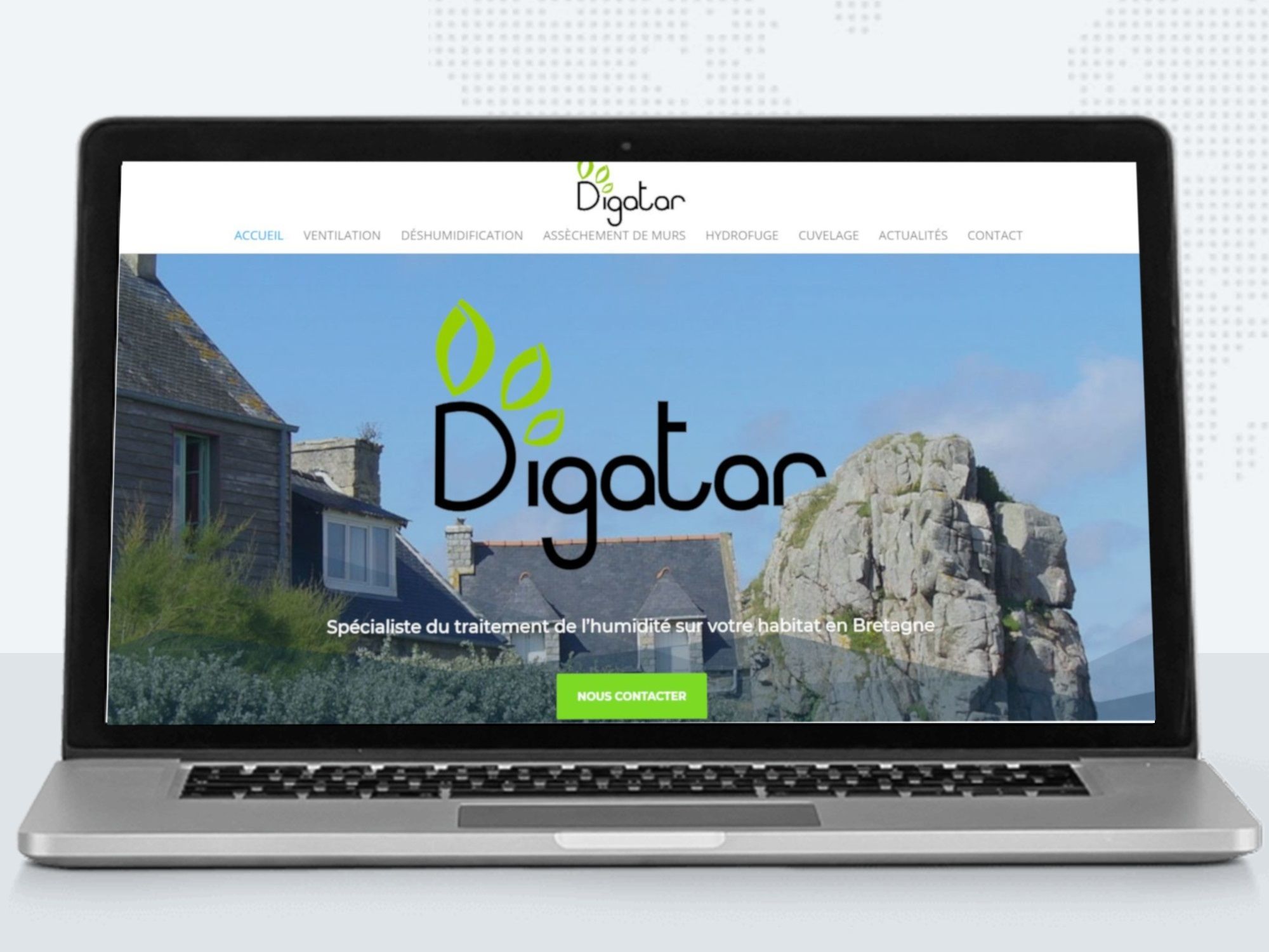 realisation site wordpress digatar par agence mauve