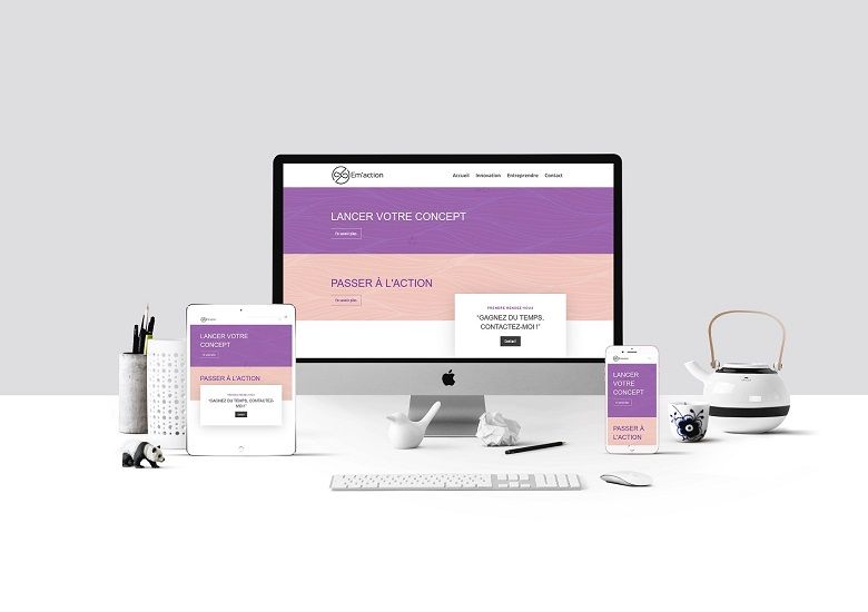 Emaction Brest 780x550 réalisation agence mauve site coach Brestation agence web