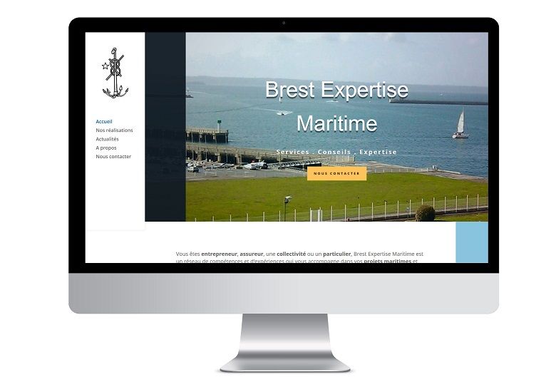 Réalisation site internet Brest Expertise Maritime