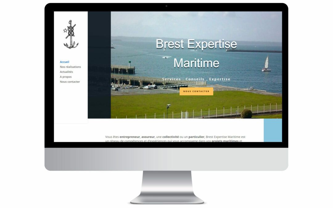 Conception d&rsquo;un site vitrine pour Brest Expertise Maritime