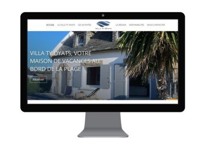 Création du site web de la Villa Ty Oyats, location de vacances en Bretagne