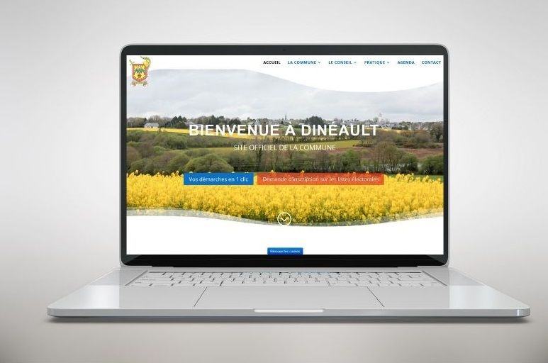 Réalisation du site web de la Mairie de Dineault