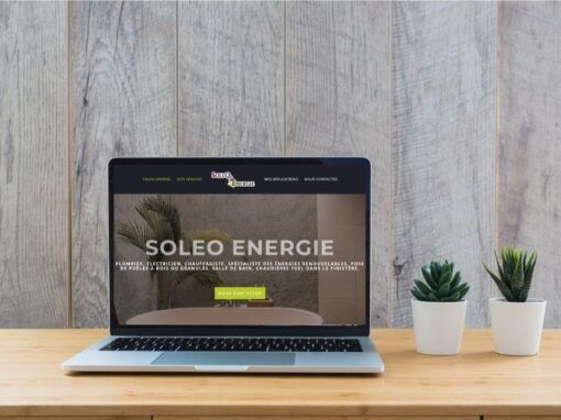 Site internet de Soleo Energie au Faou
