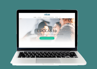Site web de l’association UDCCAS du Finistère