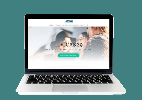 Site web de l&rsquo;association UDCCAS du Finistère