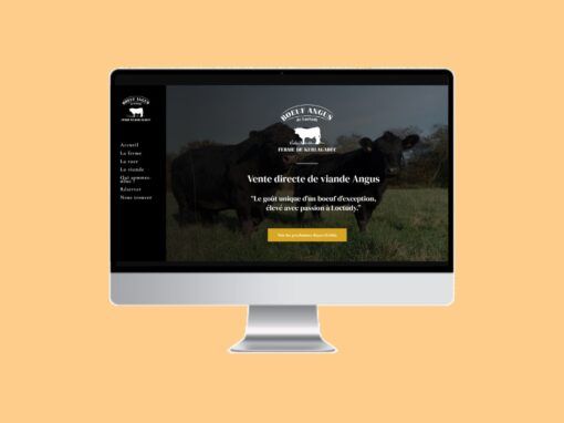 Réalisation du site vitrine angusdeloctudy.bzh