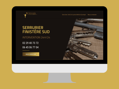 Une présence internet et un référencement pour BL Serrurerie à Landudal