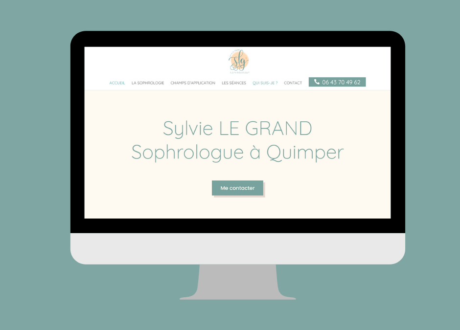 Création du site web de Sylvie Le Grand, sophrologue à Quimper
