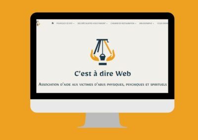 Création du site web de l’association C’est à Dire