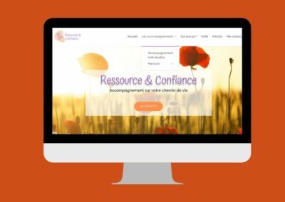 Réalisation d’un site vitrine pour Ressource & Confiance, coach de vie à Brest