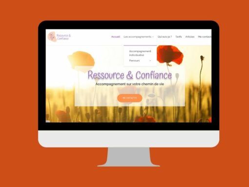 Réalisation d’un site vitrine pour Ressource & Confiance, coach de vie à Brest