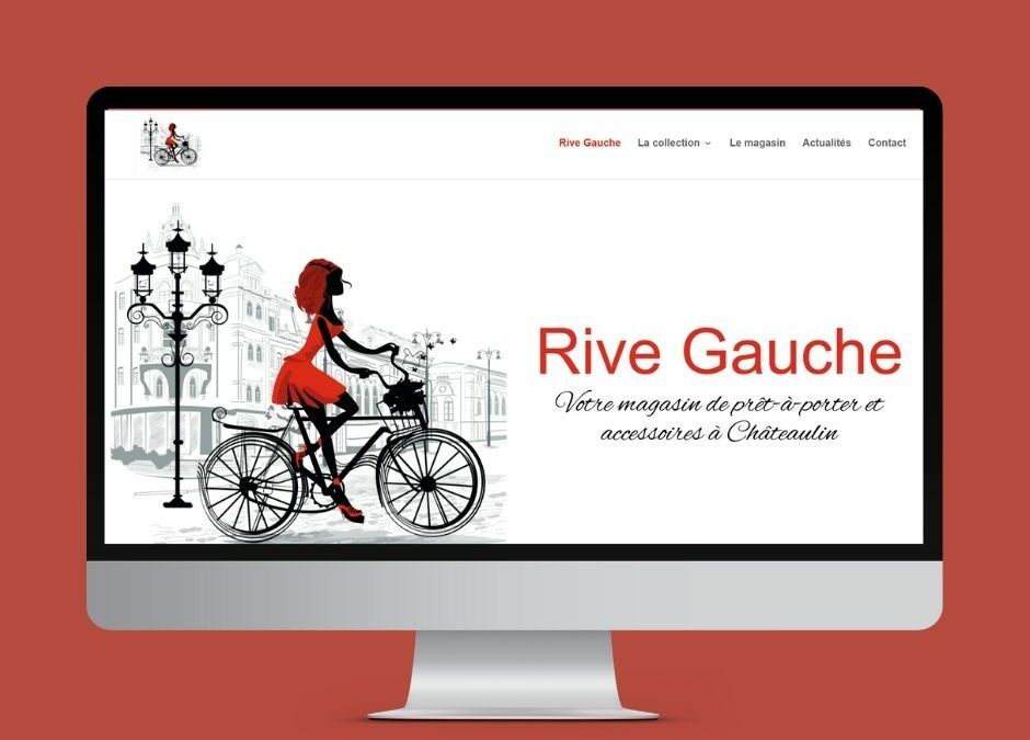 Création du site web du magasin Rive Gauche à Châteaulin