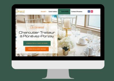 Refonte du site web de la Maison Le Grand à Plonévez-Porzay
