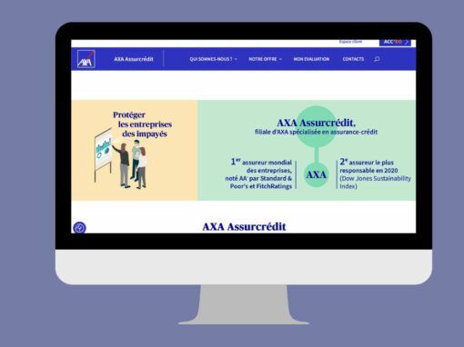 Refonte du site internet AXA Assurcredit