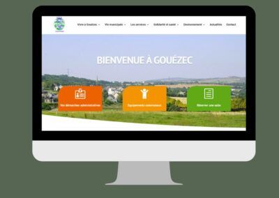 Réalisation du site internet de la Mairie de Gouézec