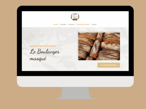 Refonte du site web Le Boulanger masqué à Plougastel-Daoulas